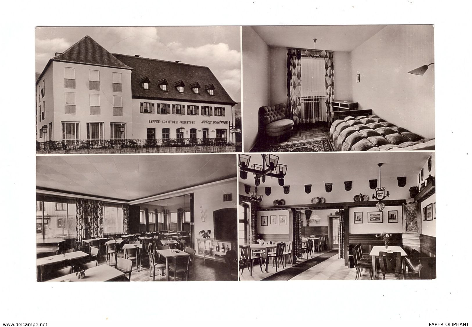 8780 GEMÜNDEN, Hotel Schäfer, 1955 - Gemünden