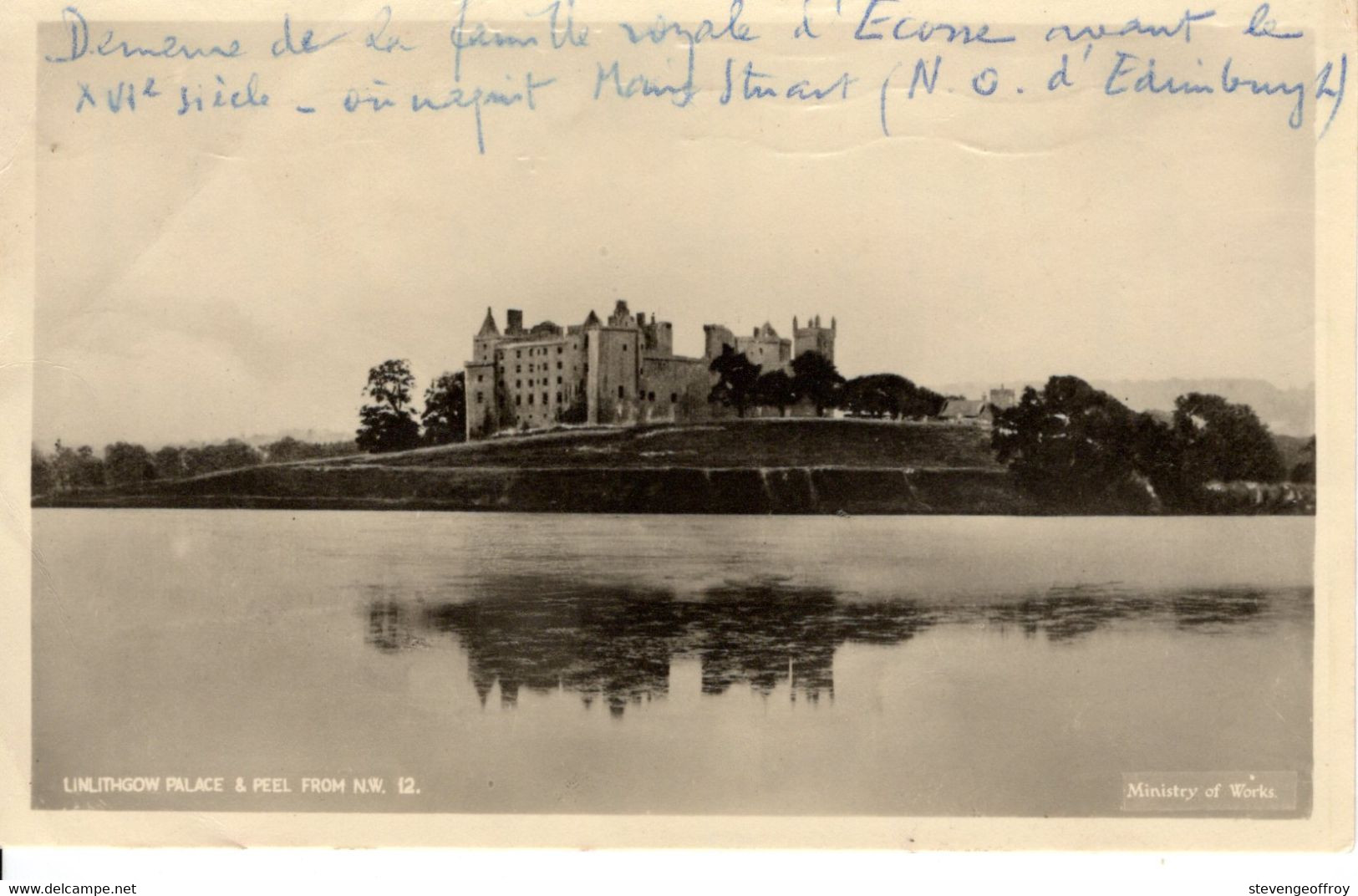 Royaume Uni Ecosse West Lothian Linlithgow Palace Peel Palais Royal 1950 Batiment Edifice Histoire Patrimoine - West Lothian