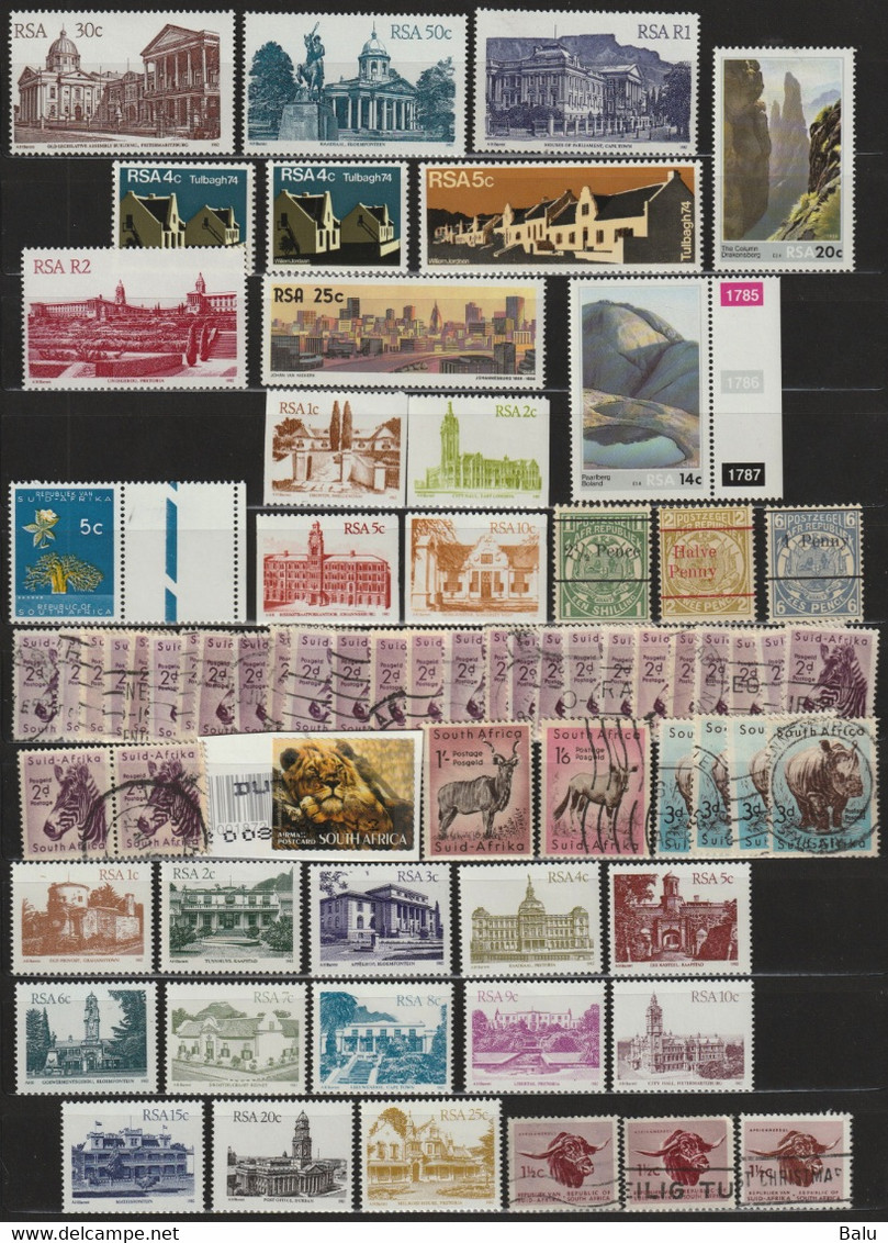 Südafrika RSA ** Und Gestempelt, Lot MNH + Used, Siehe Scan, U.a. Yvert No. 506-18 **, Scott 572-584 LUXUS - Collezioni & Lotti