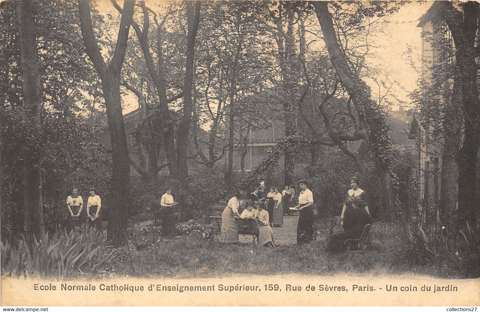 PARIS-75015-LOT DE 6 CARTES POSTALES- ECOLE NORMALE CATHOLIQUE D'ENSEIGNEMENT SUPERIEUR 159 RUE DE SEVRES - Paris (15)