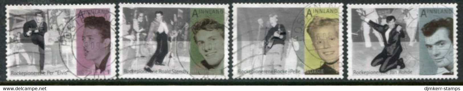 NORWAY 2009 Pioneers Of Rock Used.  Michel 1694-97 - Used Stamps