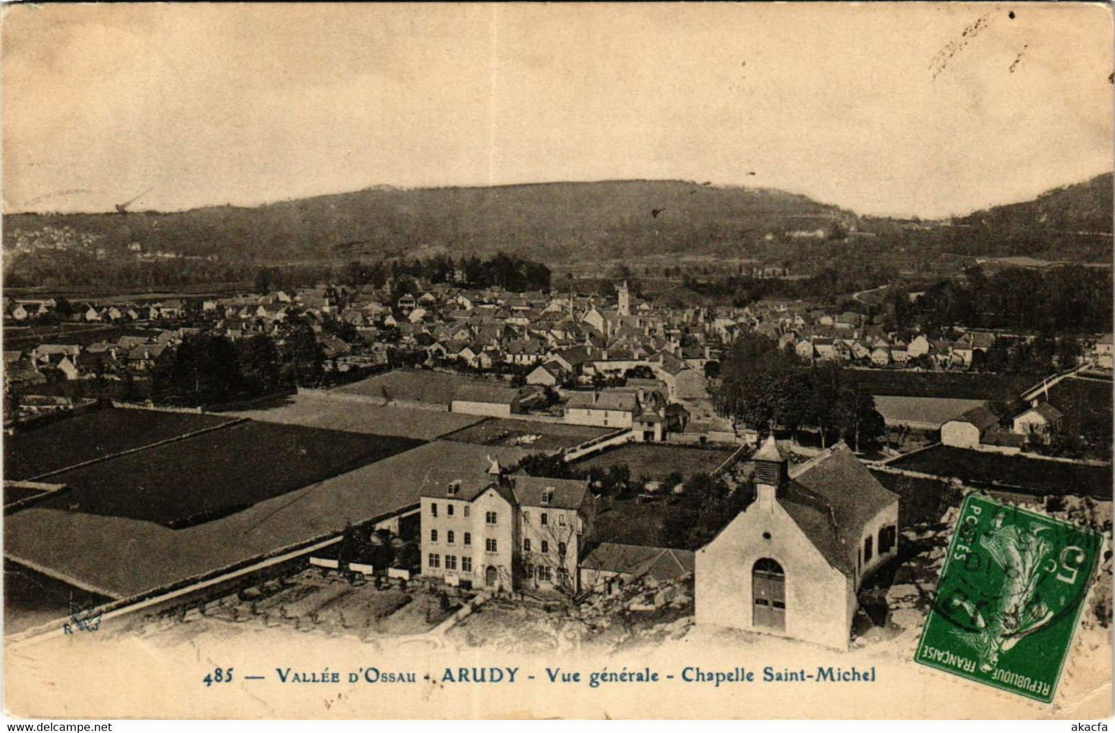 CPA AK ARUDY Vue Générale-CHAPELLE St-MICHEL (411889) - Arudy