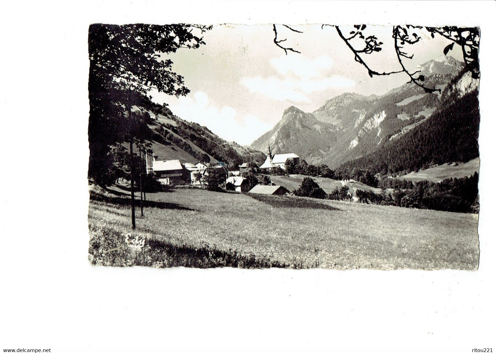 Cpm - 74 - Bellevaux - Vue Générale Et Le Mont-Billat - 5626 Edy - 1964 - - Bellevaux