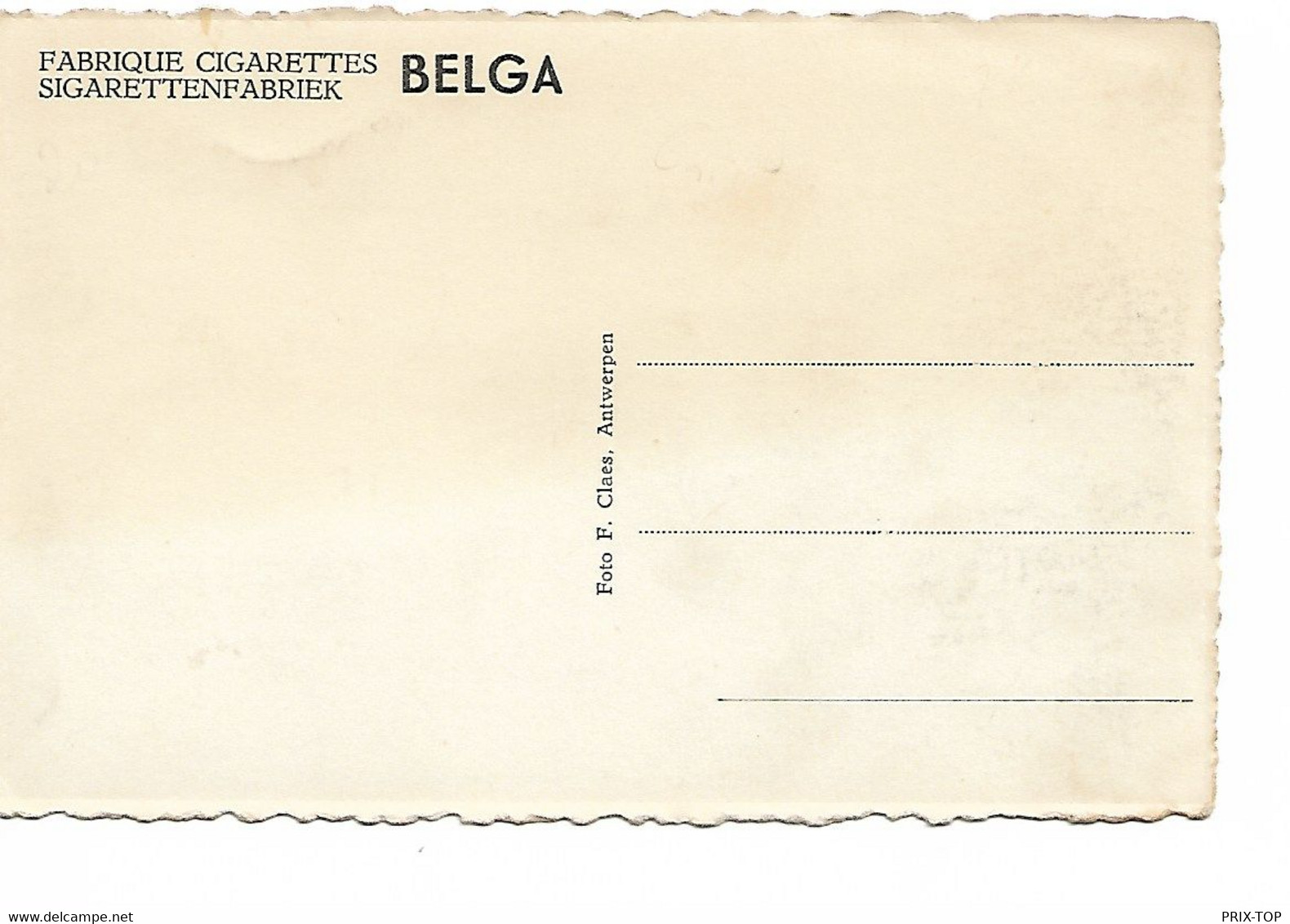 REF4850/ CP-PK  Etablissement Vander Elst  Fabrique Cigarettes Belga Sigarettenfabriek  MINT - Tabac