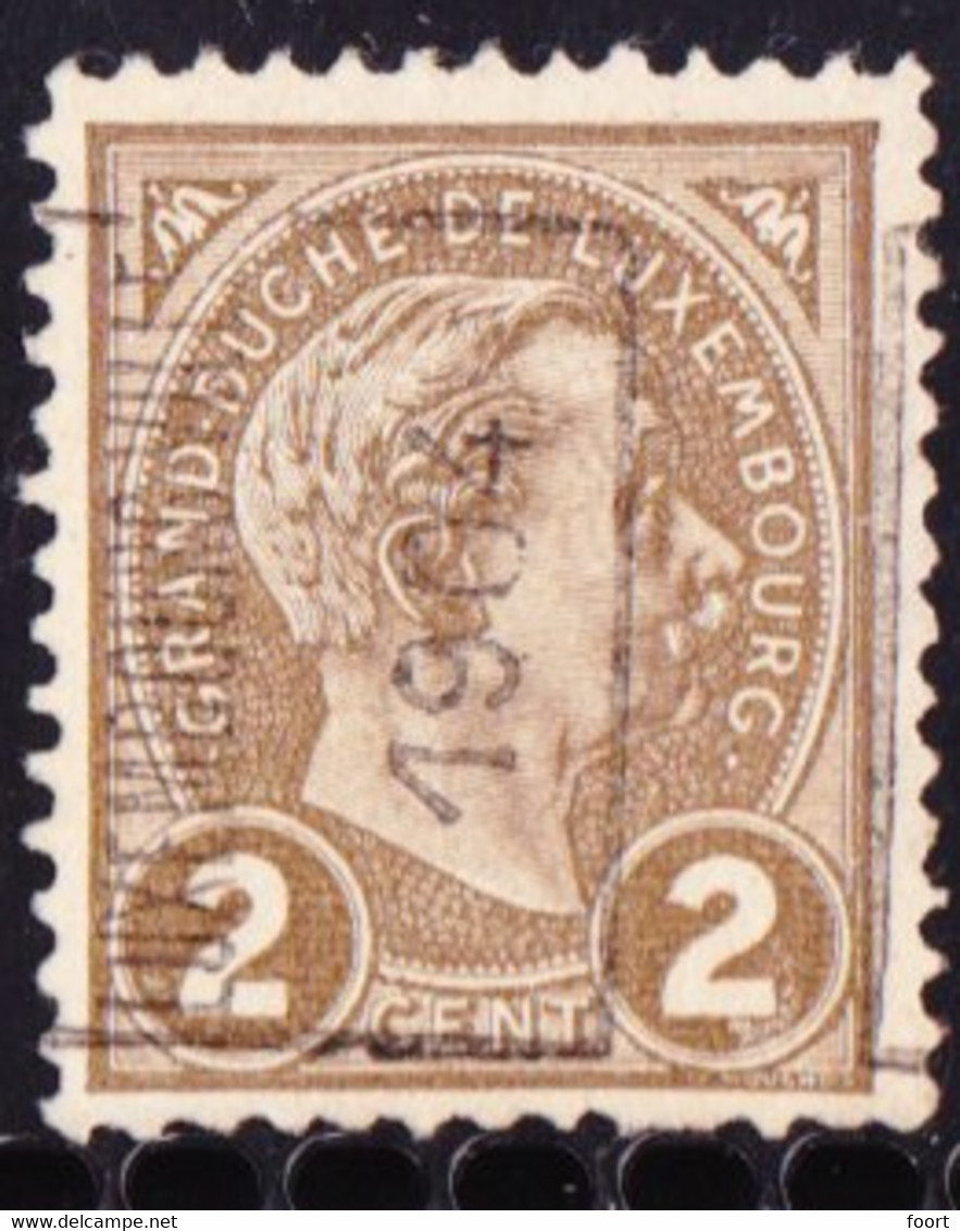 Luxemburg 1904  Prifix Nr. 18A - Vorausentwertungen