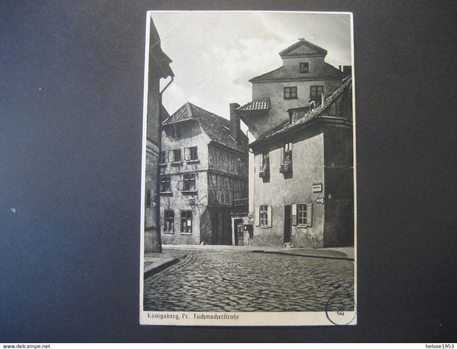 Deutsches Reich 1940- Bild-Postkarte Königsberg, Pr. Tuchmacherstraße Mit Sonderstempel Auf MiNr. 745 - Altri & Non Classificati