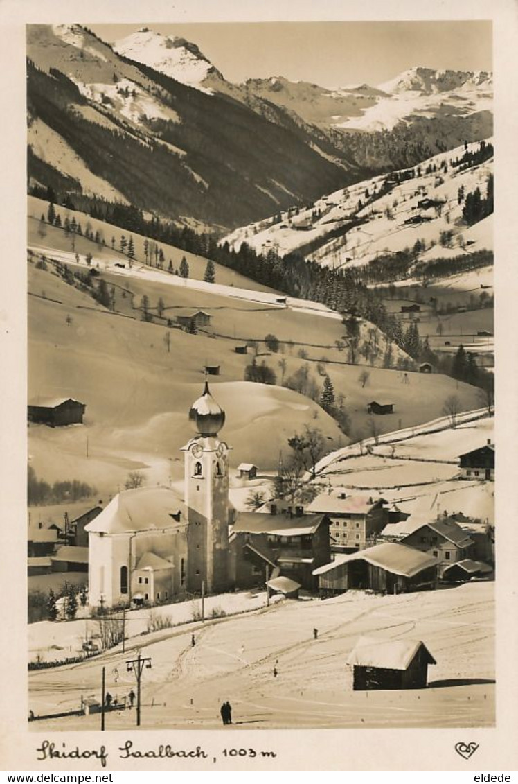 Real Photo Saalbach Skiforf - Saalbach