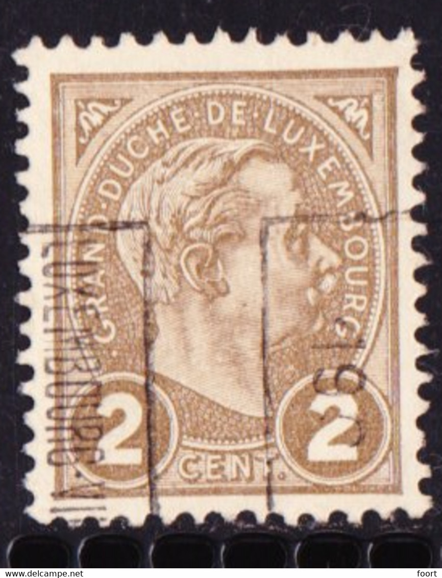 Luxemburg 1908  Prifixnr. 444B - Vorausentwertungen