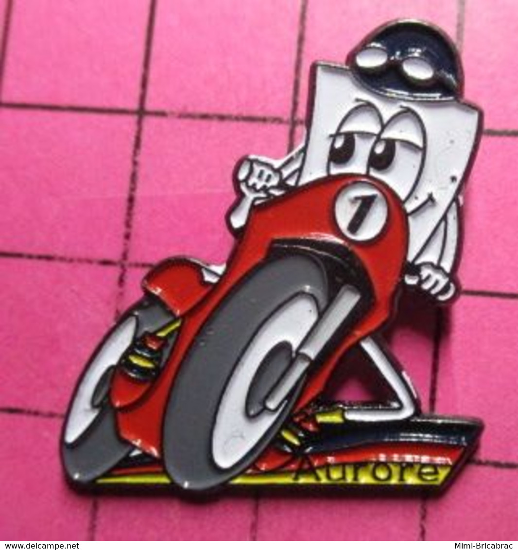 810g Pin's Pins / Beau Et Rare / THEME : MOTOS / MOTO ROUGE N°1 AURORE - Motos