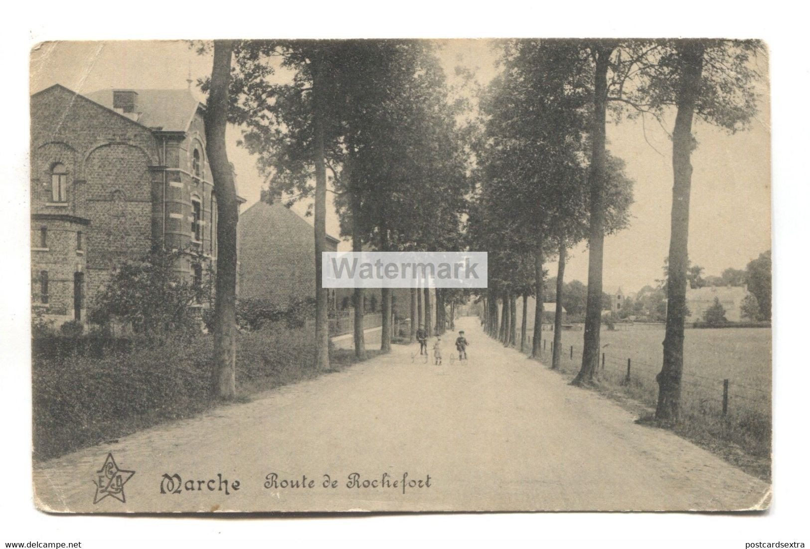 Marche-en-Famenne - Route De Rochefort - écrite 1918 - Marche-en-Famenne