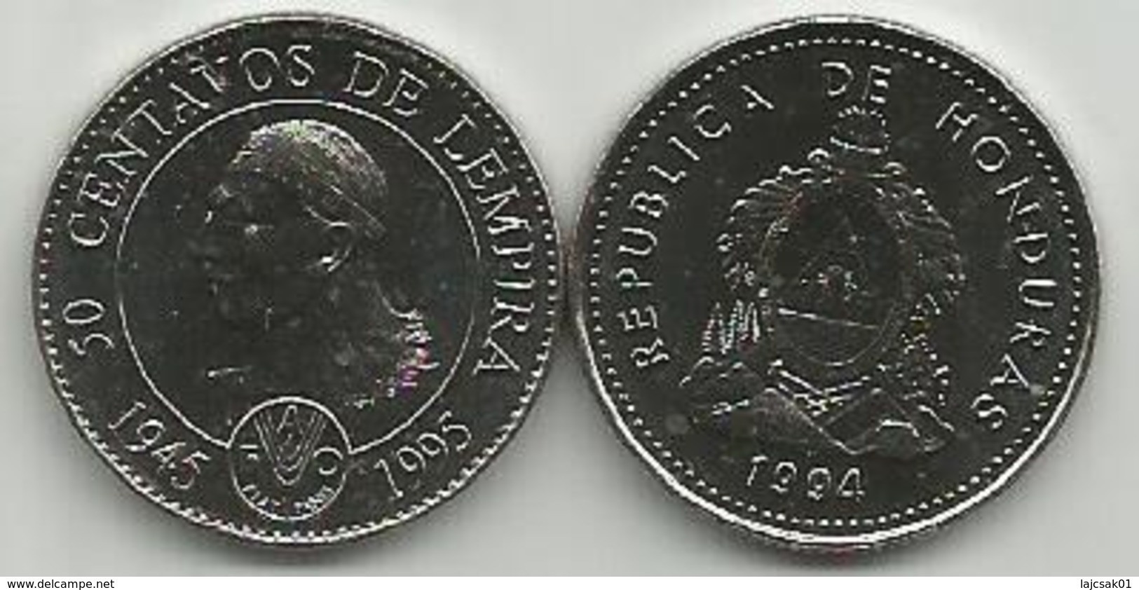 Honduras 50 Centavos 1994. FAO High Grade - Honduras