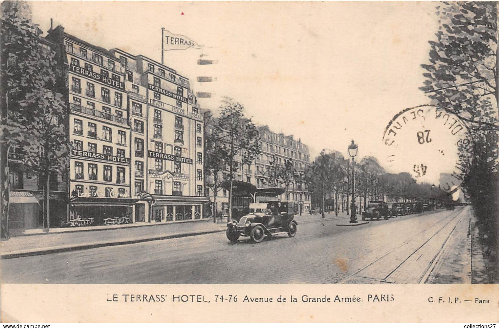 PARIS-75017-74/76 AVENUE DE LA GRANDE ARMEE- LE TERRASS 'HÔTEL - Arrondissement: 17