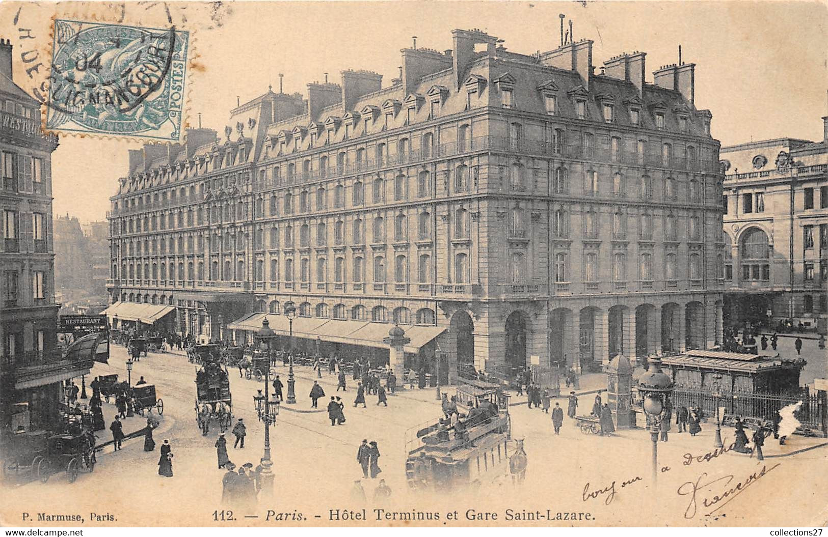 PARIS-75008-HÔTEL TERMINUS ET GARE SAINT-LAZARE - Arrondissement: 08