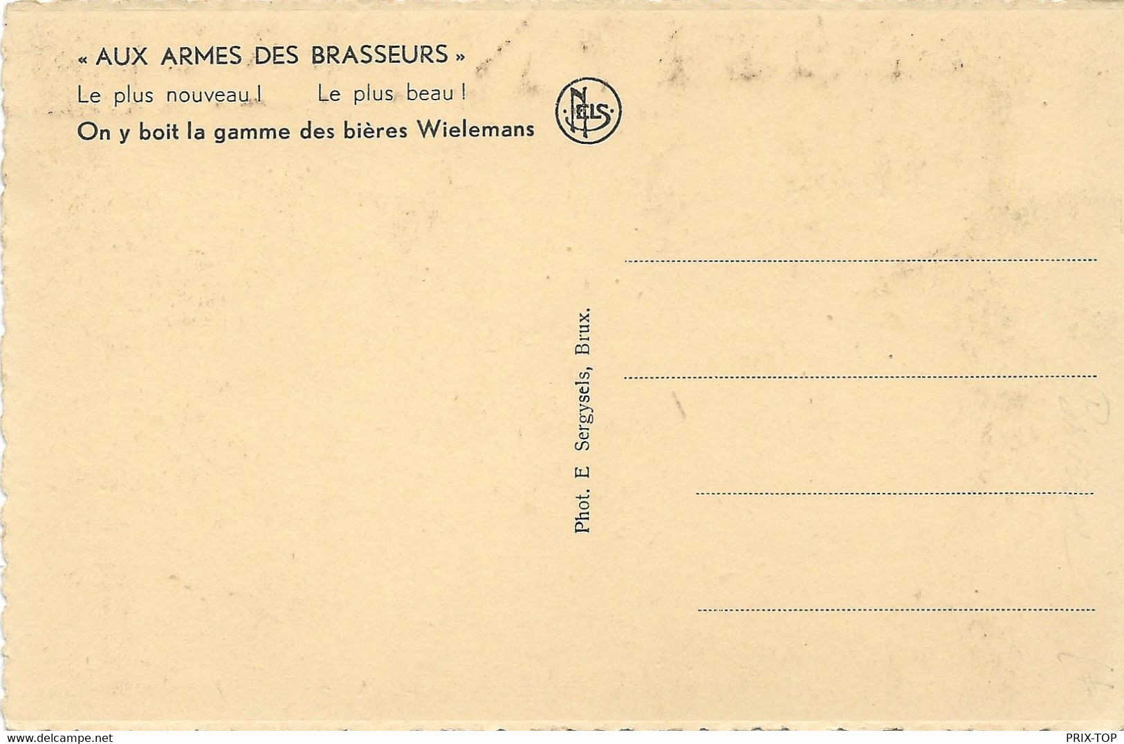 REF4851/ CP-PK "Aux Armes Des Brasseurs" On Y Boit La Gamme Des Bières Wielemans Animée MINT - Cafés, Hôtels, Restaurants