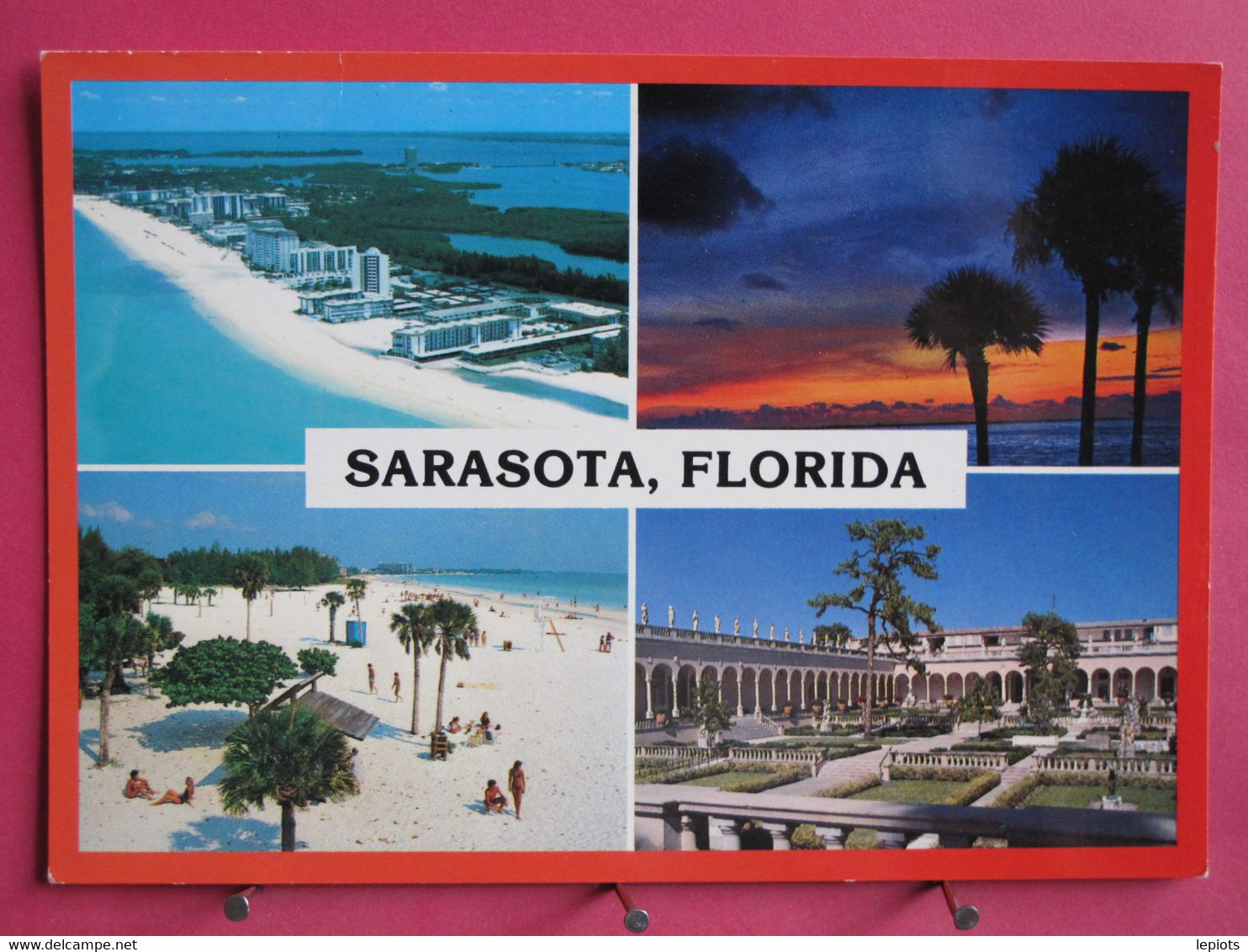 Visuel Pas Très Courant - Etats-Unis - Greetings From Sarasota - Florida - R/verso - Sarasota