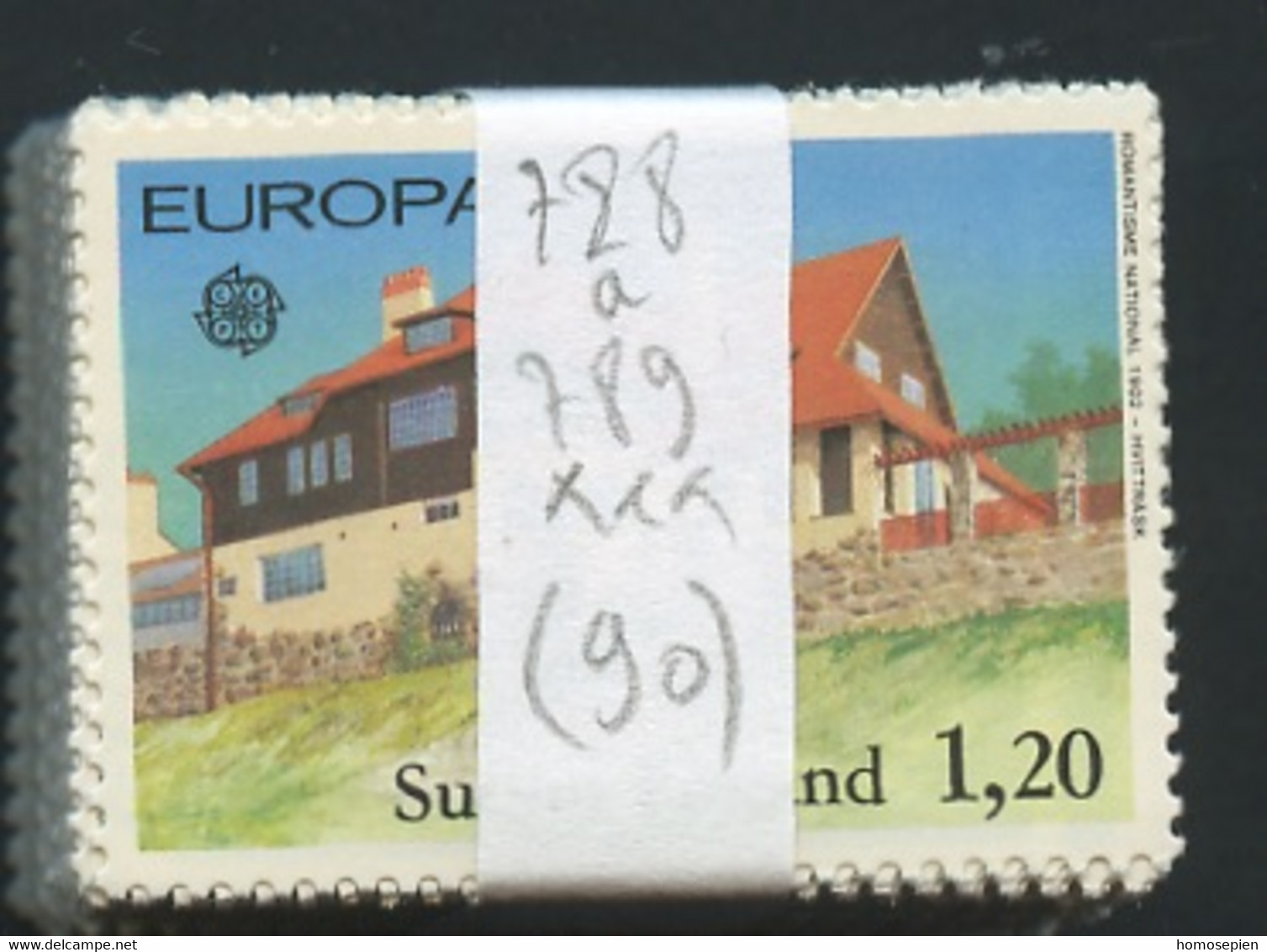 Finlande - Finnland - Finland Lot 1978 Y&T N°788 à 789 - Michel N°825 à 826 *** - EUROPA - Lot De 95 Séries - Feuilles Complètes Et Multiples