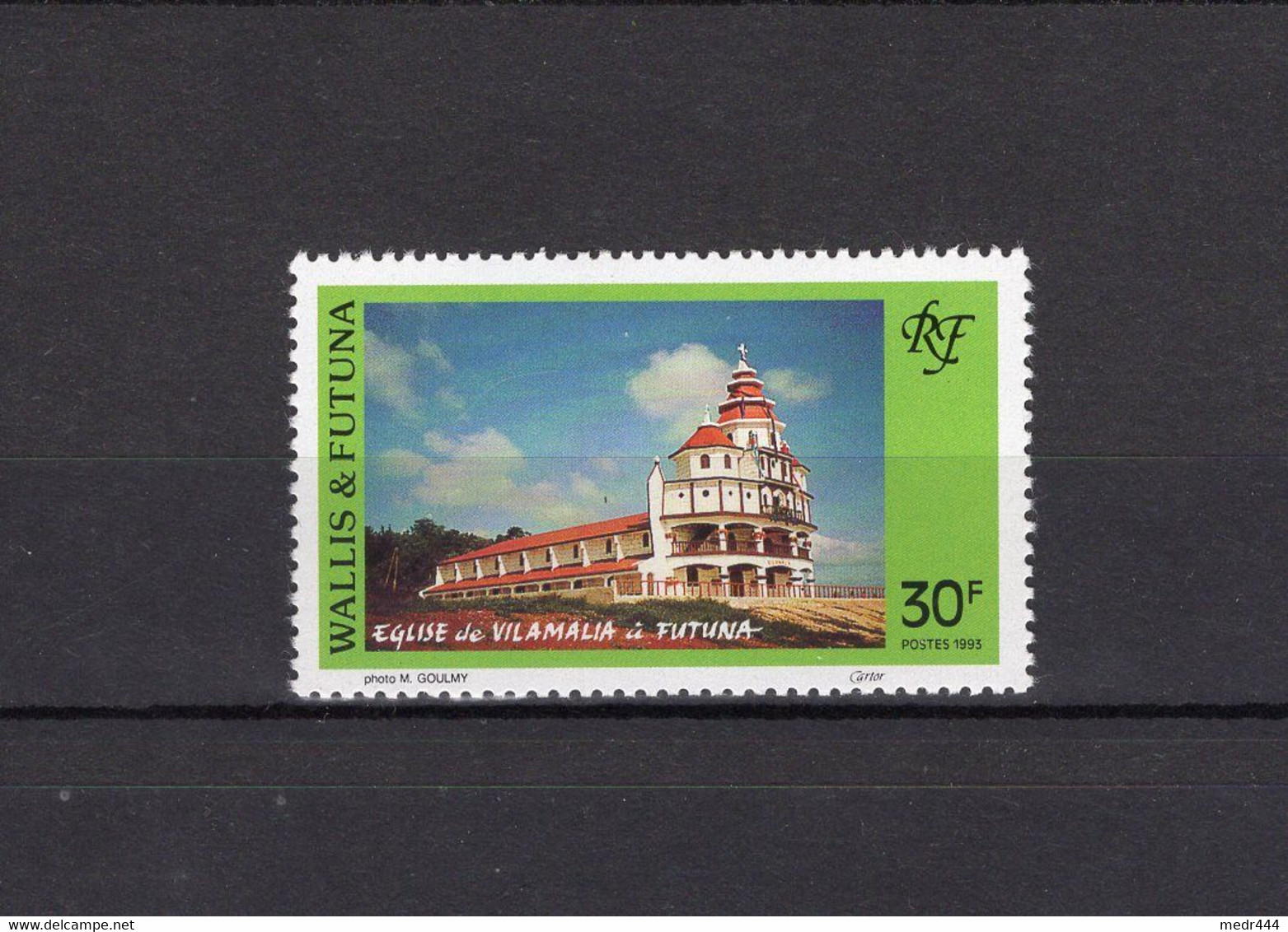 Wallis And Futuna 1993 - Vilamalia Church - Stamp 1v -  Complete Set - MNH** Excellent Quality - Covers & Documents