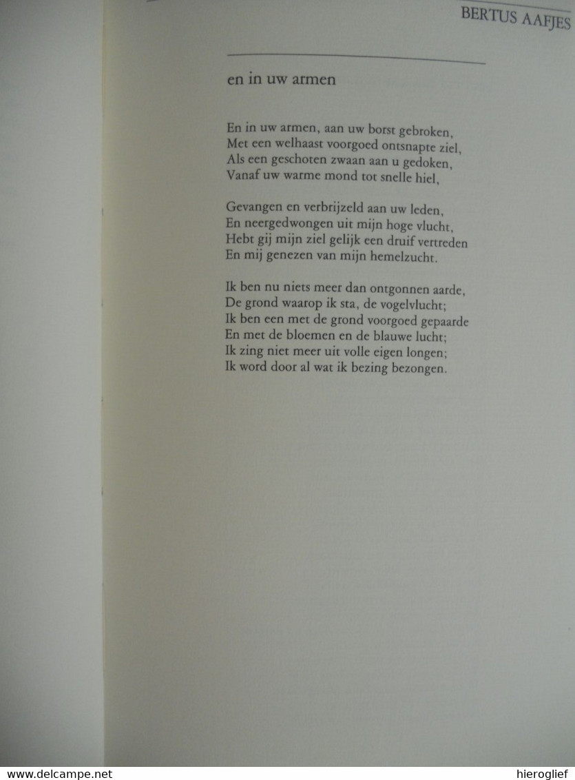 DINGEN DIE NIET OVERGAAN Poëzie Uit Vlaanderen En Nederland 1945 1985 Door Hubert Van Herreweghen Willy Spillebeen - Poetry