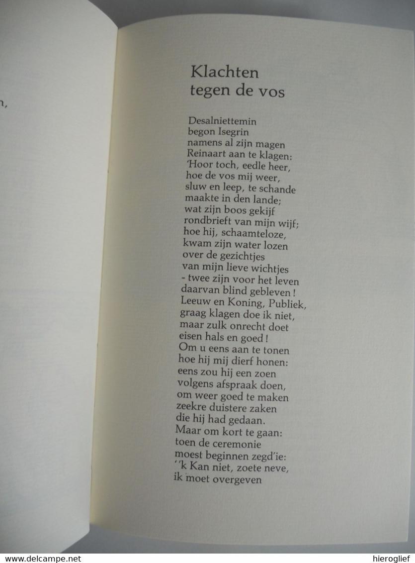 REINAART DE VOS Hertaald Door Clement Vermaere Originele Tekeningen Van Gustave Van De Woestyne REINAARD - Dichtung