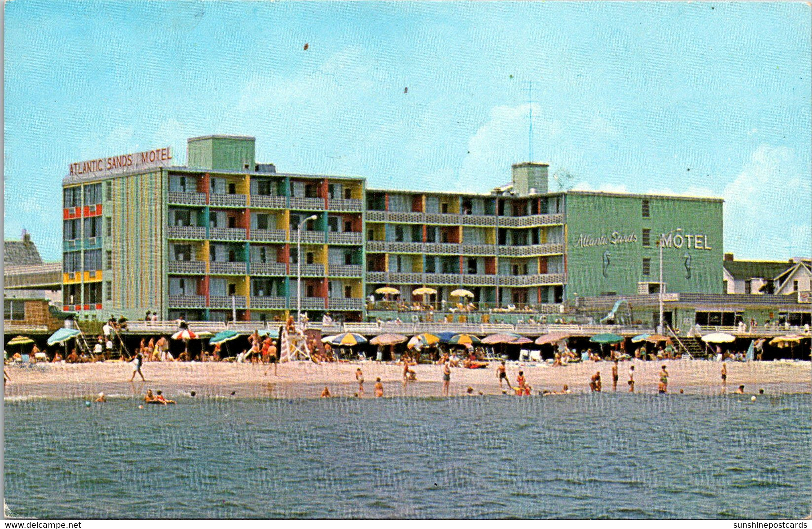 Delaware Rehoboth Beach The Atlantic Sands Motel 1966 - Otros & Sin Clasificación