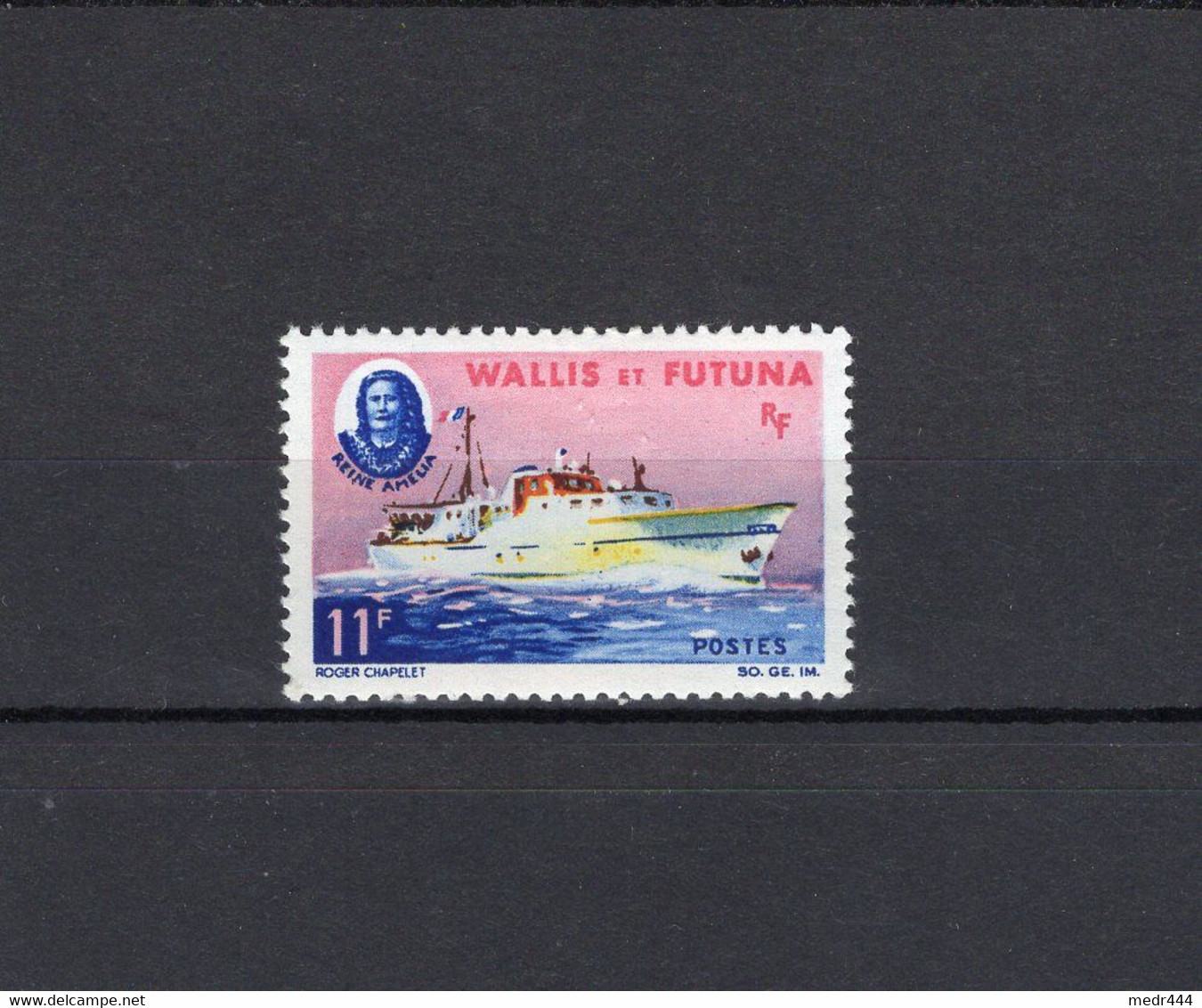 Wallis And Futuna 1965 - Inter Island Ferry Reine Amelia Stamp 1v - MNH** - Excellent Quality - Storia Postale