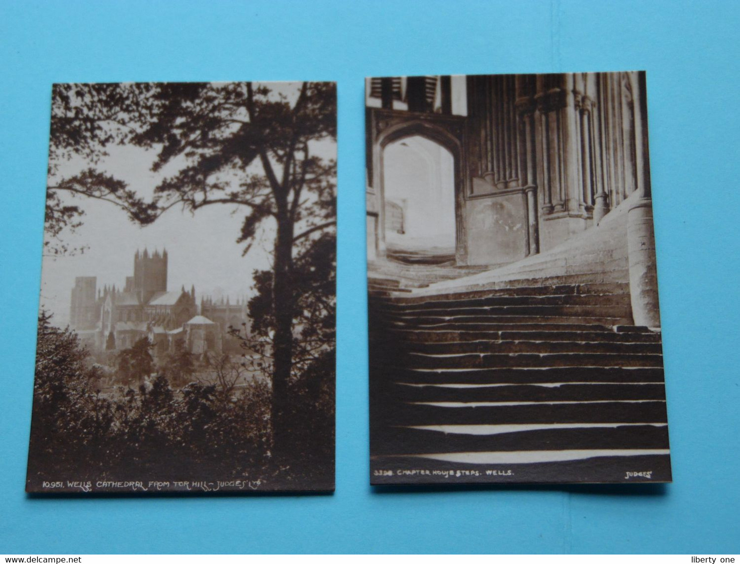 Judges Little Pictures > WELLS Set 2 " 10 Sepia Photos Of 1/- > Anno 19?? ( See Scans / Judges Ltd. Hastings ) ! - Wells