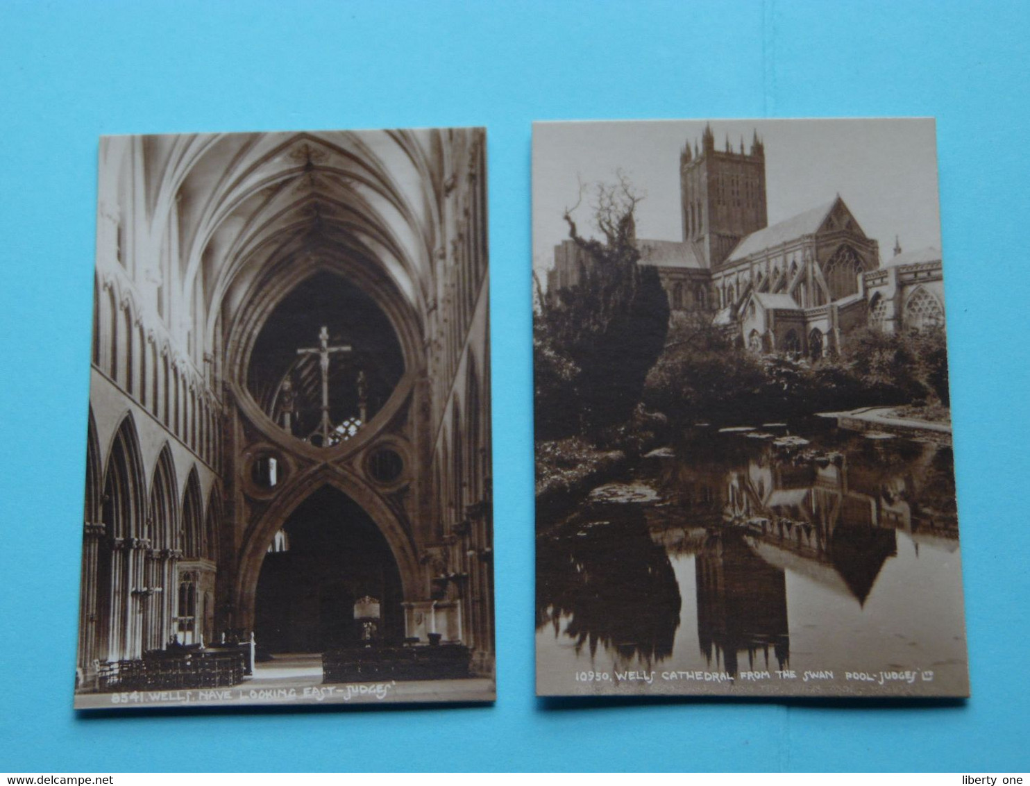 Judges Little Pictures > WELLS Set 2 " 10 Sepia Photos Of 1/- > Anno 19?? ( See Scans / Judges Ltd. Hastings ) ! - Wells