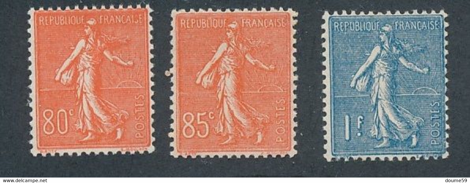 EC-876: FRANCE: Lot Avec  N° 203/205** - 1903-60 Semeuse Lignée