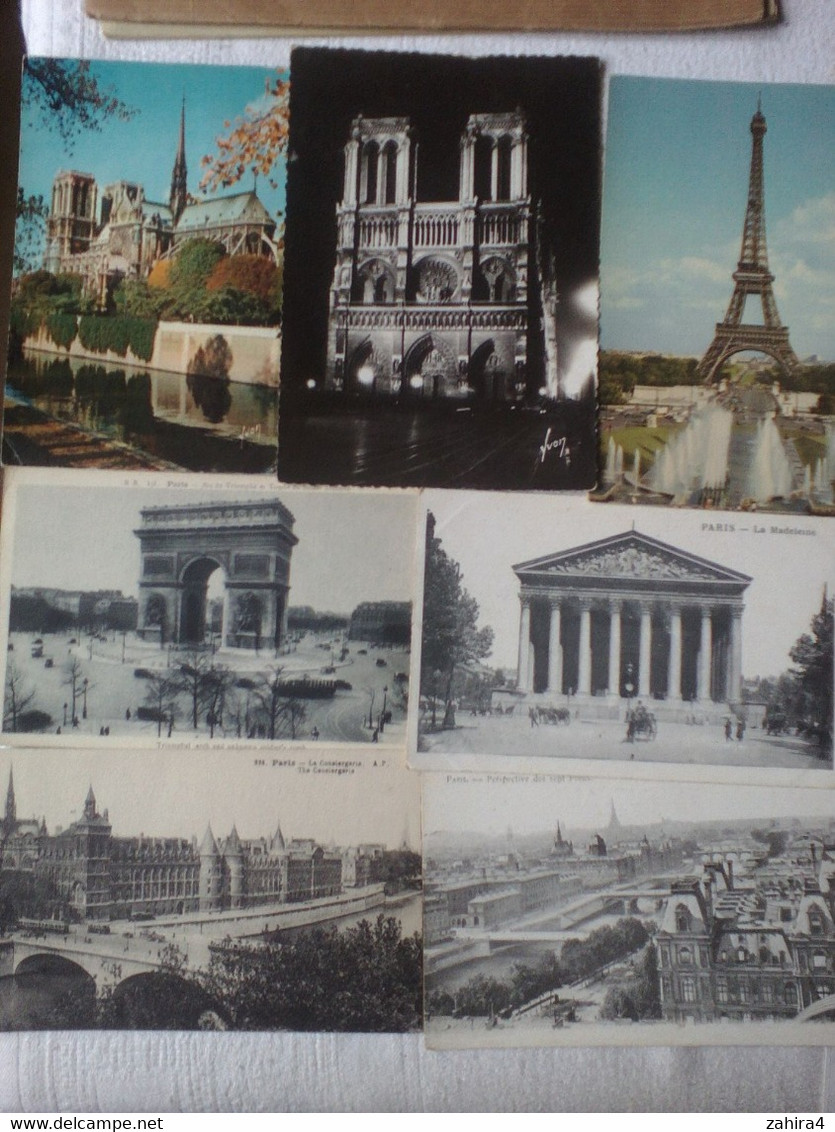 Lot 15 Cartes Paris Divers Notre Dame Et Autres - 5 - 99 Cartes