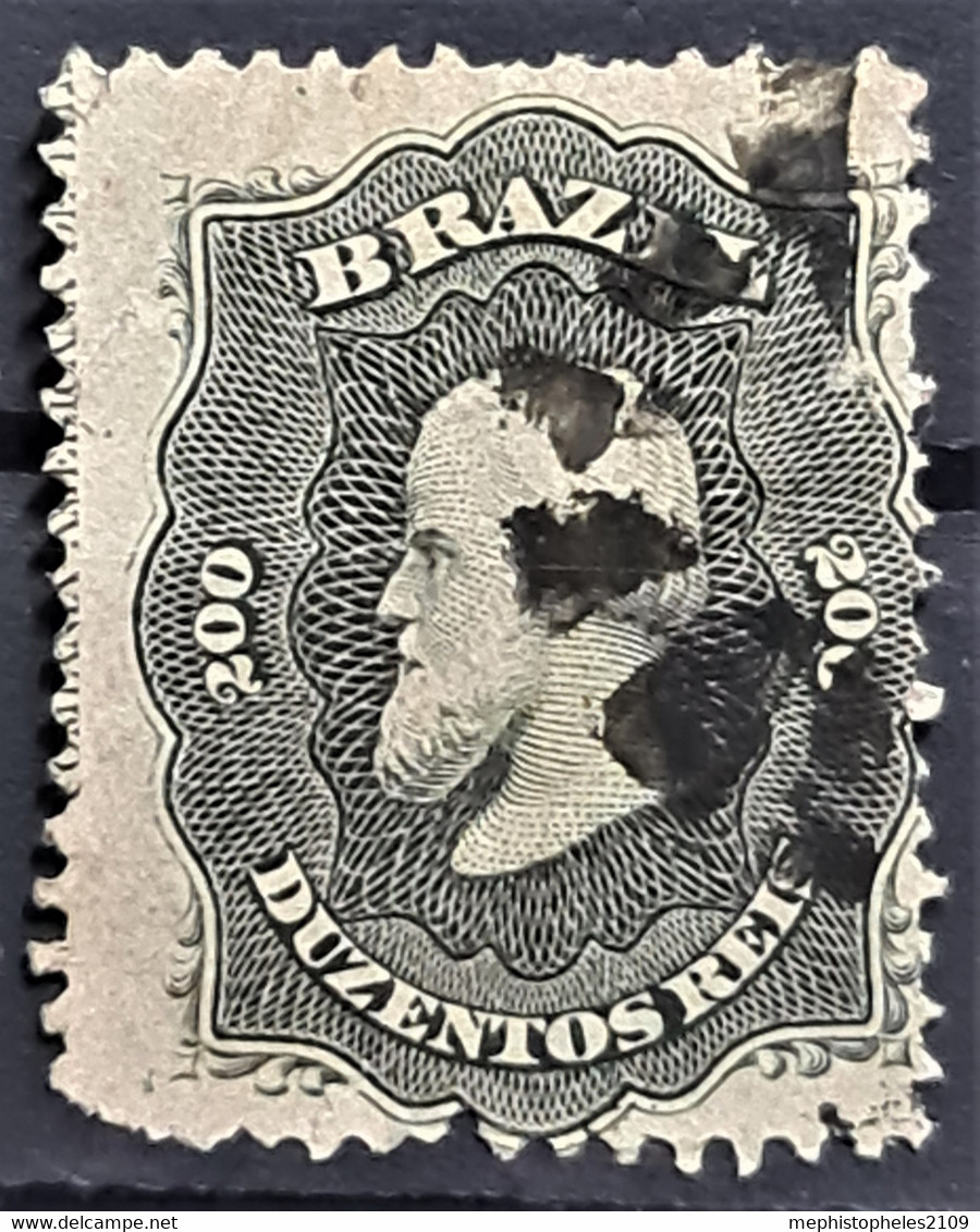 BRASIL 1866 - Canceled - Sc# 59 - 200r - Oblitérés