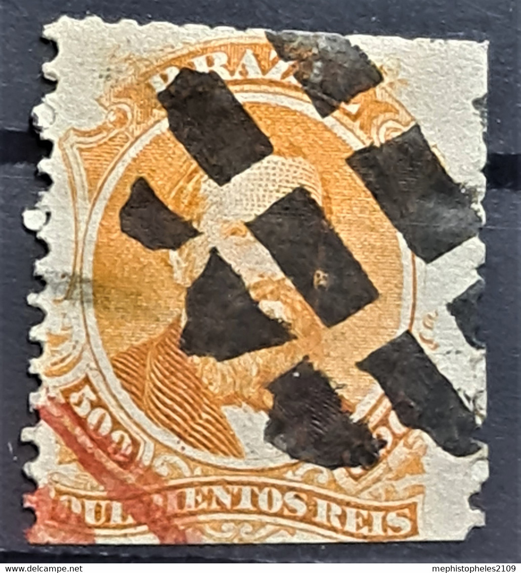 BRASIL 1866 - Canceled - Sc# 60 - 500r - Used Stamps
