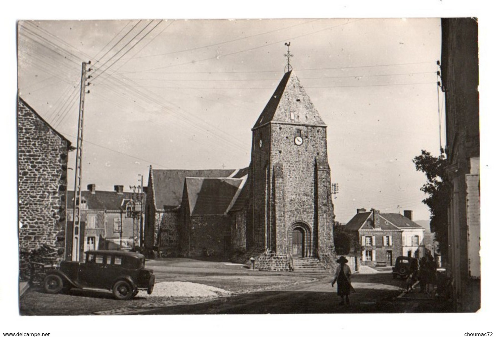 1494, Mayenne, Le Horps, Carte Photo, Place De L'Eglise - Le Horps