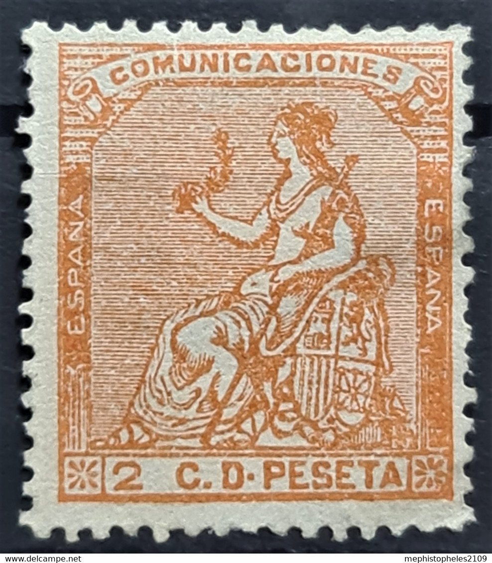 SPAIN 1873 - MLH - Sc# 191 - Used Stamps