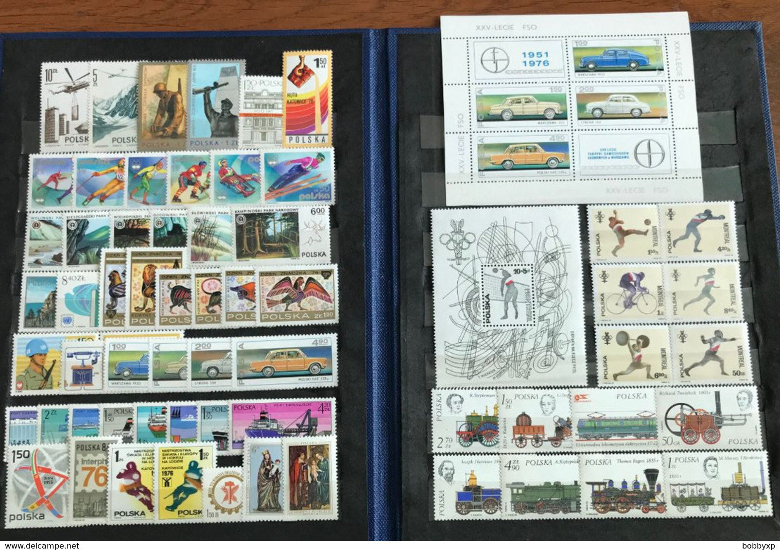 Poland 1976 Complete Year Set With Souvenir Sheets Basic MNH Perfect Mint Stamps. 61 Stamps And 2 Souvenir Sheets - Full Years