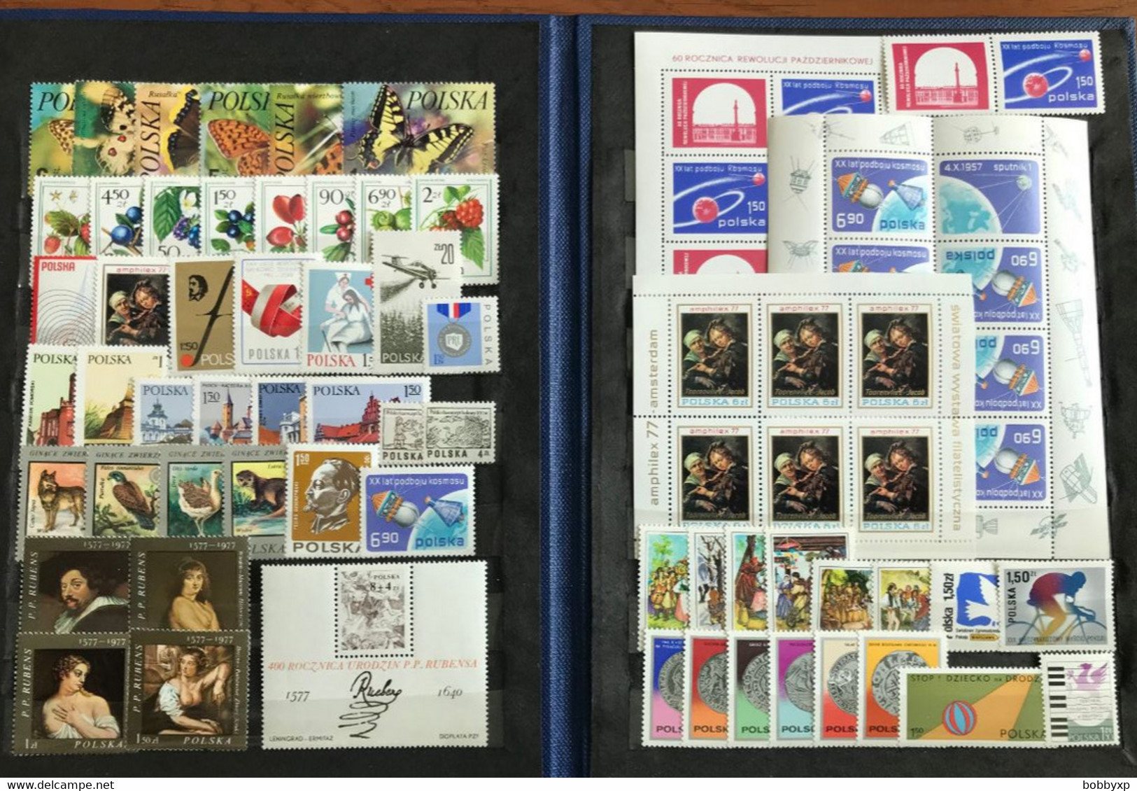 Poland 1977 Complete Year Set With Souvenir Sheets Basic MNH Perfect Mint Stamps. 56 Stamps And 4 Souvenir Sheets . - Años Completos