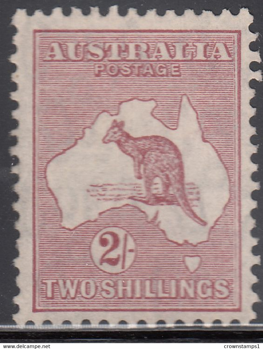 1935 AUSTRALIA  ""Roo""  2sh  MAROON  (SG#134) MH  VF - Neufs