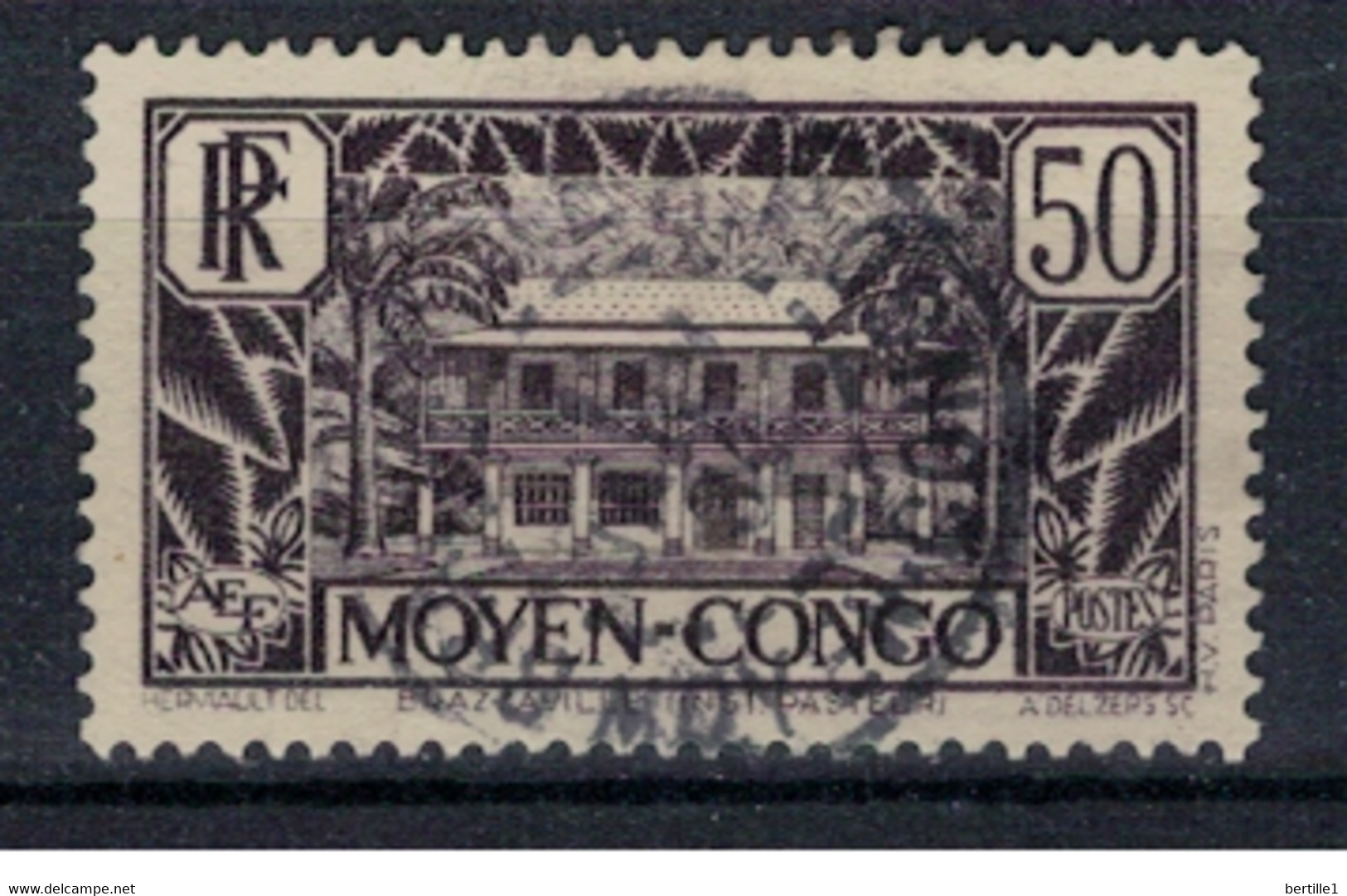 CONGO     N°  YVERT  124 OBLITERE       ( Ob   2 / 50 ) - Used Stamps