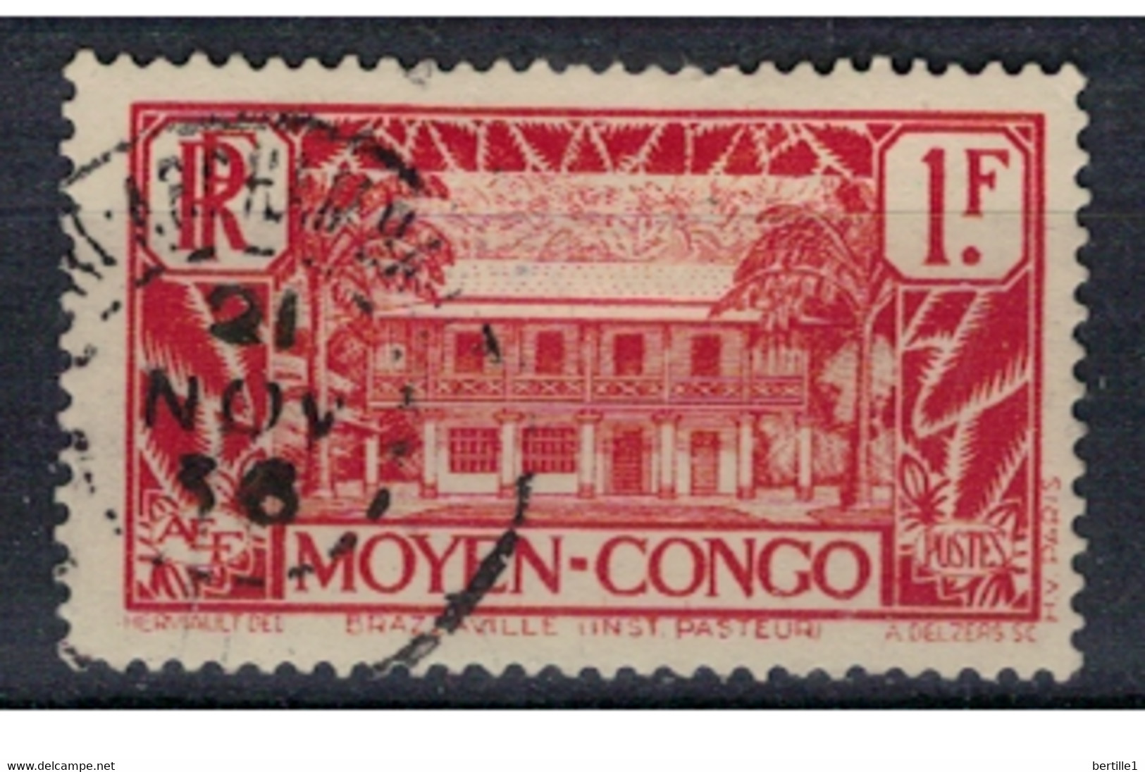 CONGO     N°  YVERT  128   OBLITERE       ( Ob   2 / 50 ) - Oblitérés