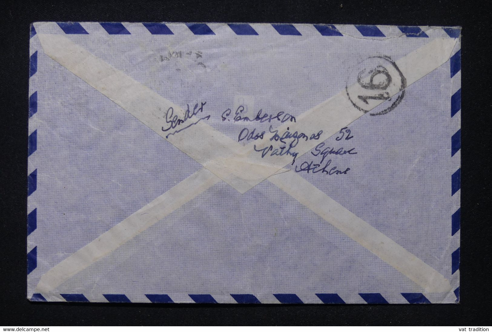 GRECE - Enveloppe De Athènes Pour Londres En 1951 - L 105129 - Cartas & Documentos