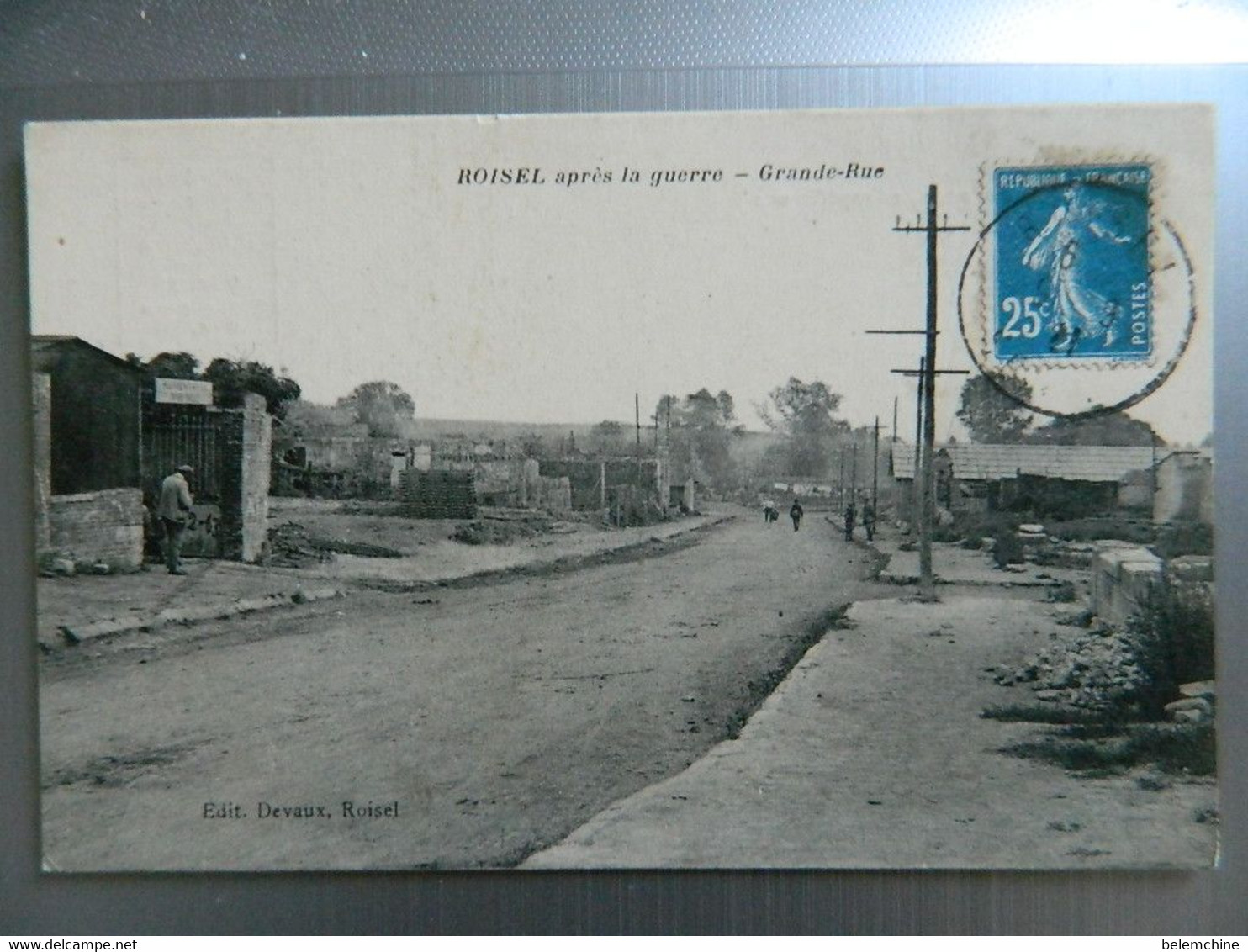 ROISEL             APRES LA GUERRE                 GRANDE RUE - Roisel