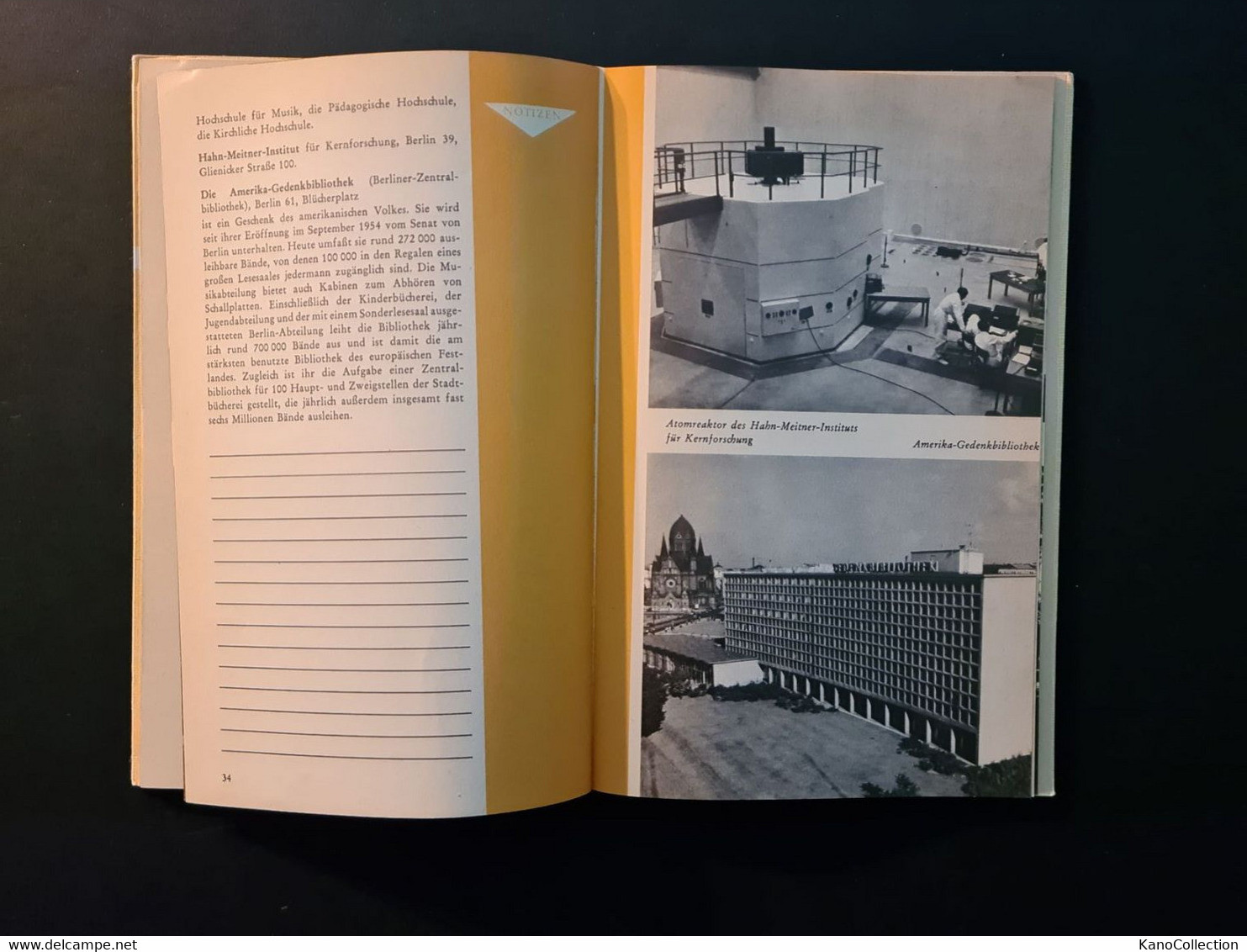 Mein Berlin Tagebuch, Von 1965, 76 Seiten, Mit 2 Berlin-Karten  Und Zahlreichen Abbildungen - Berlino & Potsdam