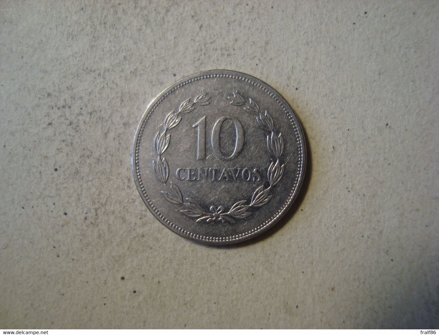 MONNAIE SALVADOR 10 CENTAVOS 1992 - El Salvador