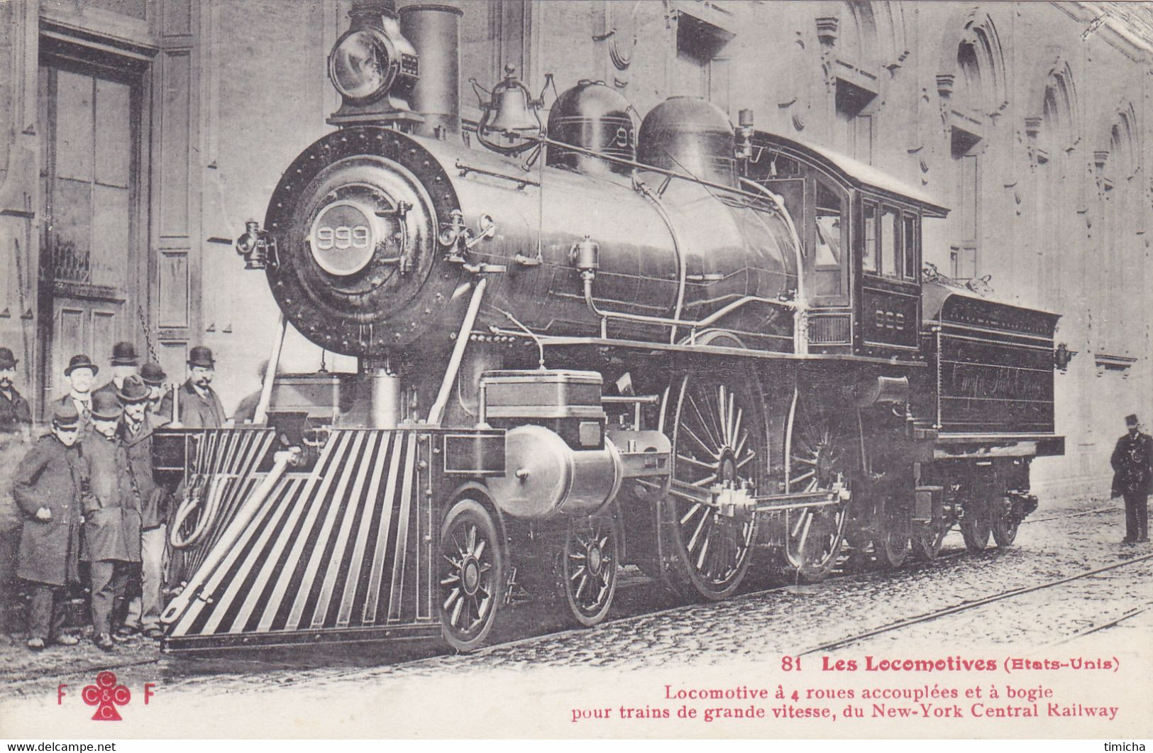 81 - Les Locomotives  (Etats Unis)  New-York Central Kailway - Autres & Non Classés