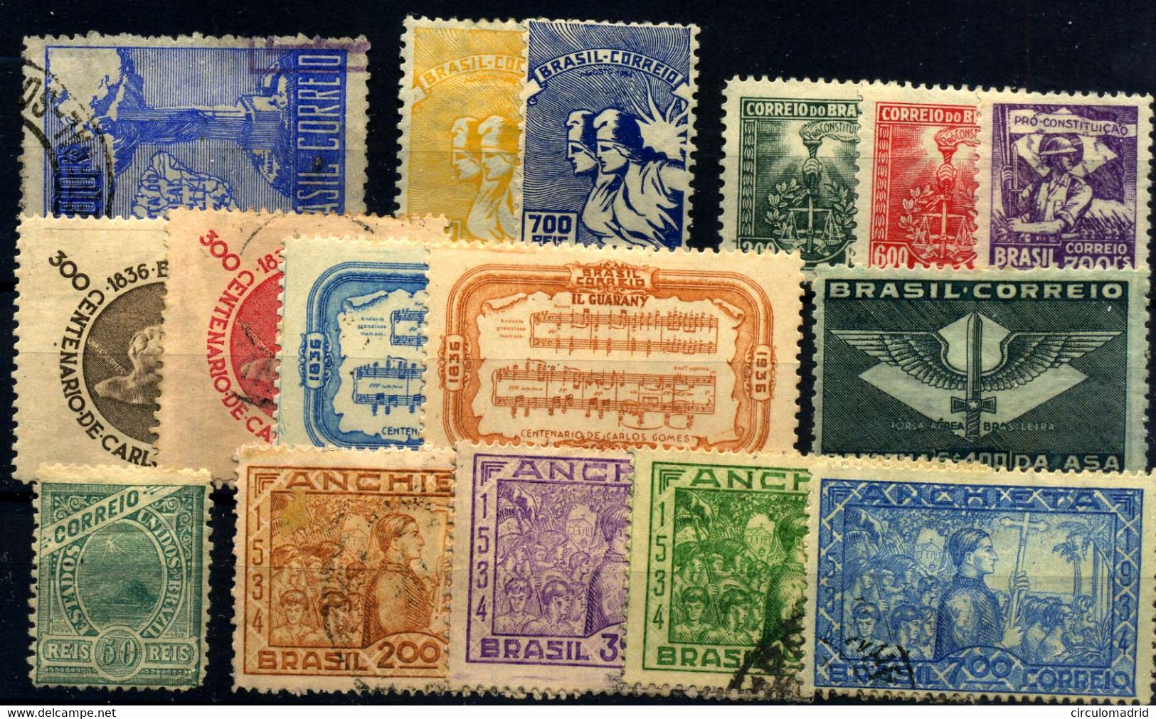 Brasil Nº 196, 243, 246/7, 274/8, 280/1, 307/10, 379. Año 1900/41 - Unused Stamps