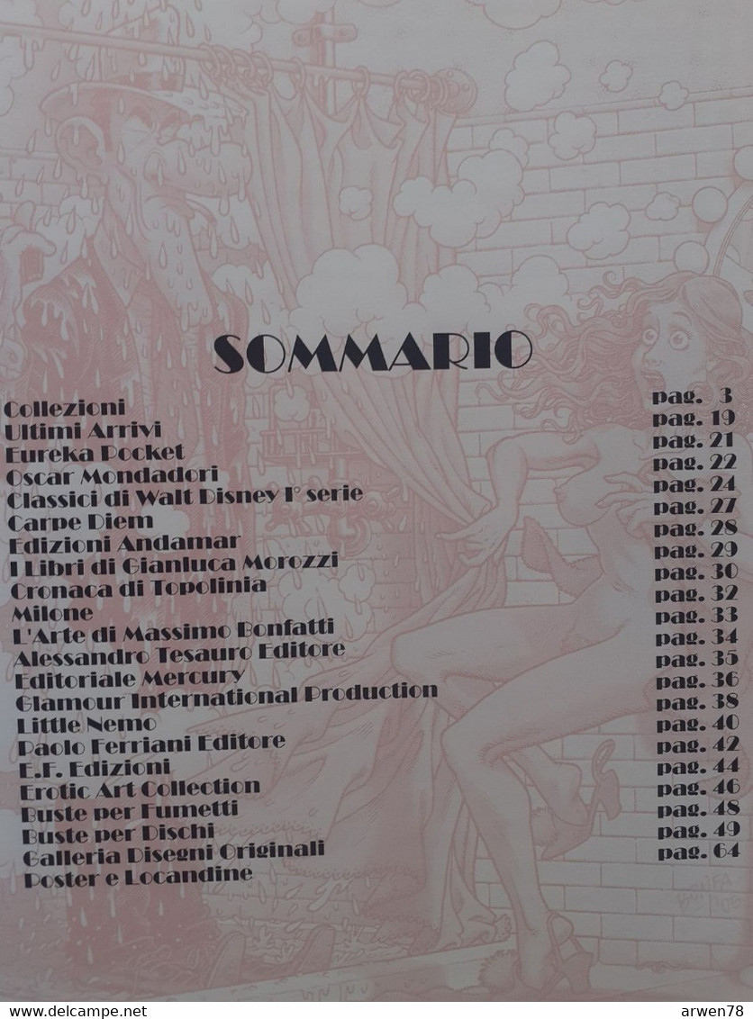 CATALOGUE B D BANDE DESSINEE ADULTE COMIC SEXY ADULTE PIN UP FUMETTERIA N°46 - Collections