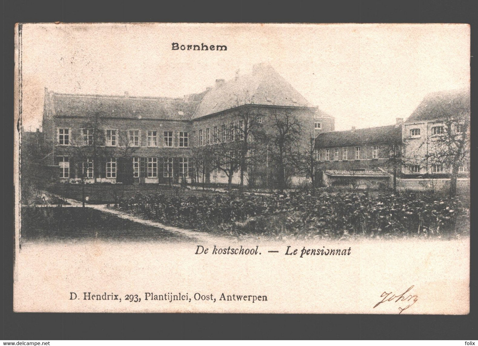 Bornem / Bornhem - De Kostschool - Uitg. D. Hendrix - Bornem