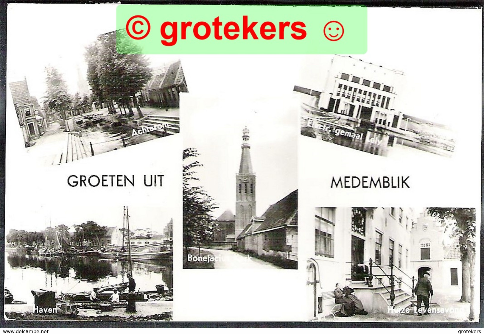 MEDEMBLIK Groeten Uit 5-luik 1962 - Medemblik