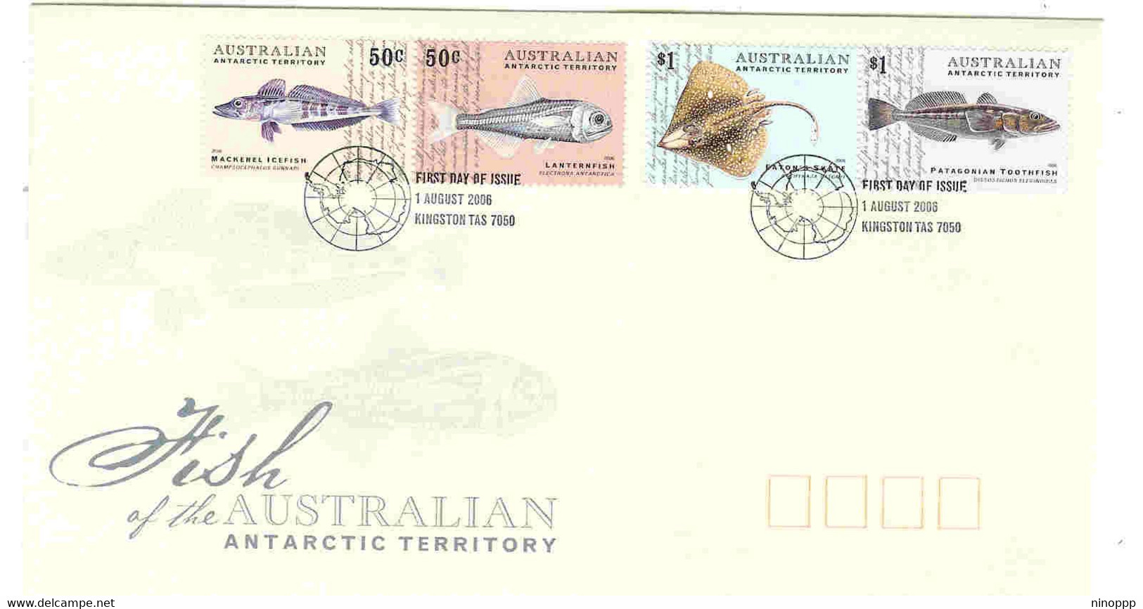 Australian Antarctic Territory 2006 Fishes FDC - FDC