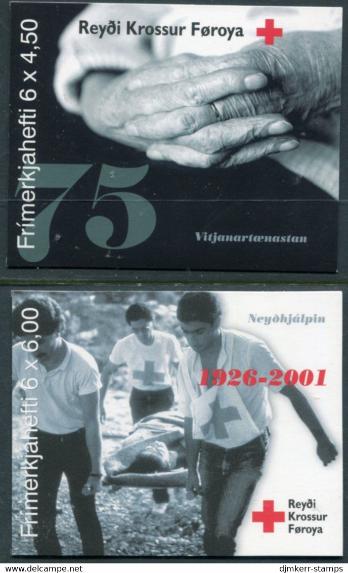 FAROE IS. 2001 Red Cross Booklets MNH / **.  Michel 391-92 MH - Faroe Islands