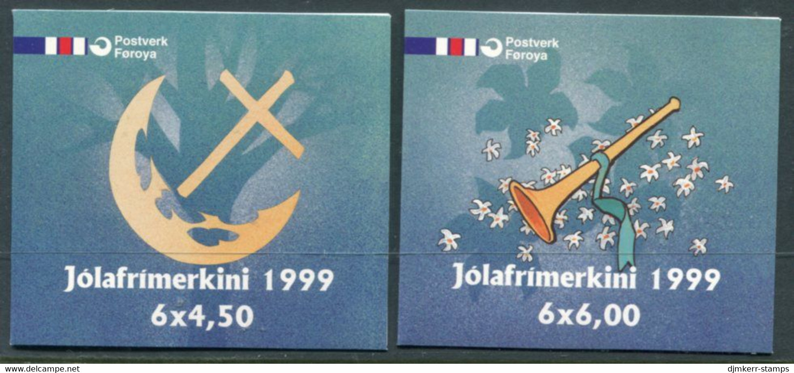 FAROE IS. 1999 Christmas Booklets MNH / **.  Michel 366-67 MH - Islas Faeroes